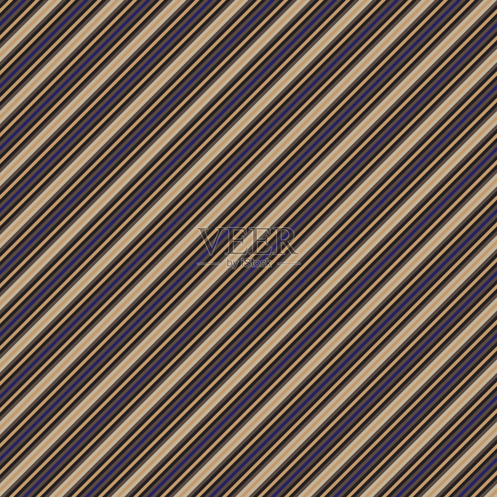 棕色灰褐色条纹无缝图案背景插画图片素材