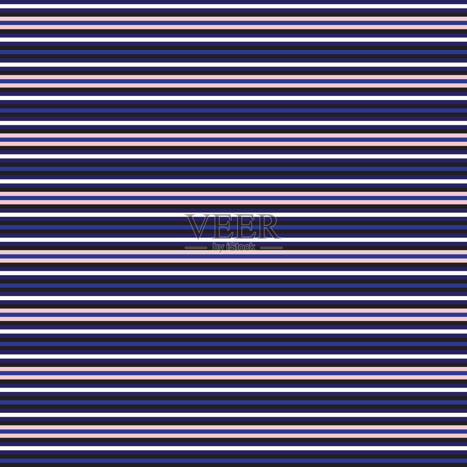 粉红色和海军蓝条纹无缝图案背景插画图片素材