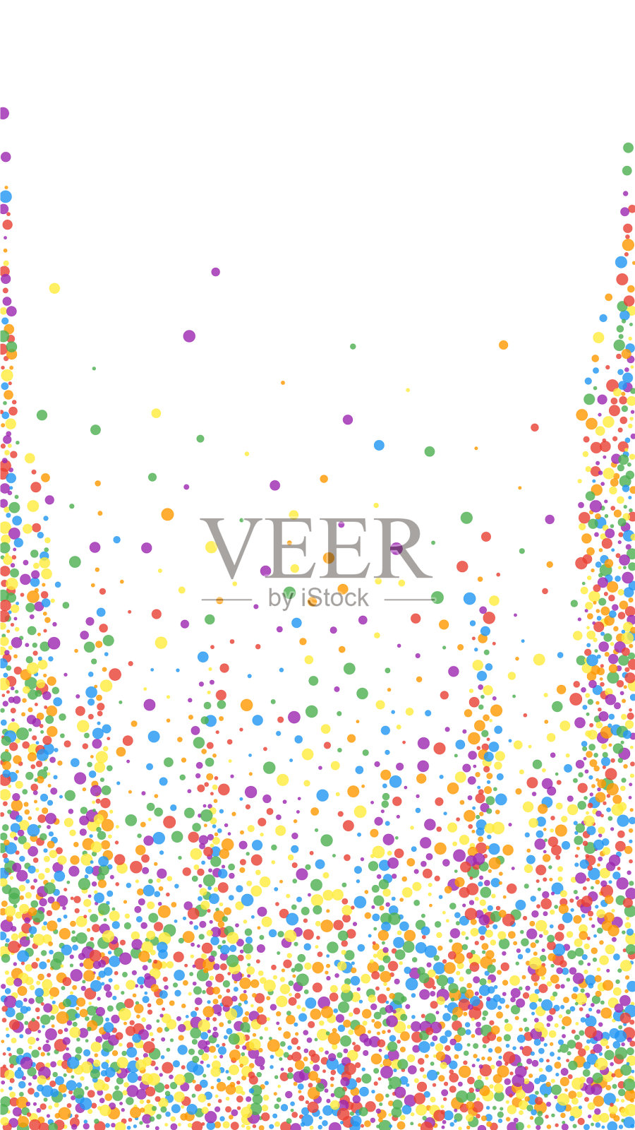 节日无与伦比的五彩纸屑庆祝星罗棋布欢乐插画图片素材