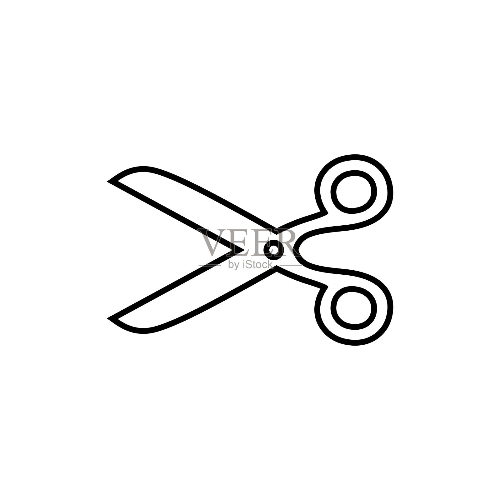 剪刀矢量图标图标素材