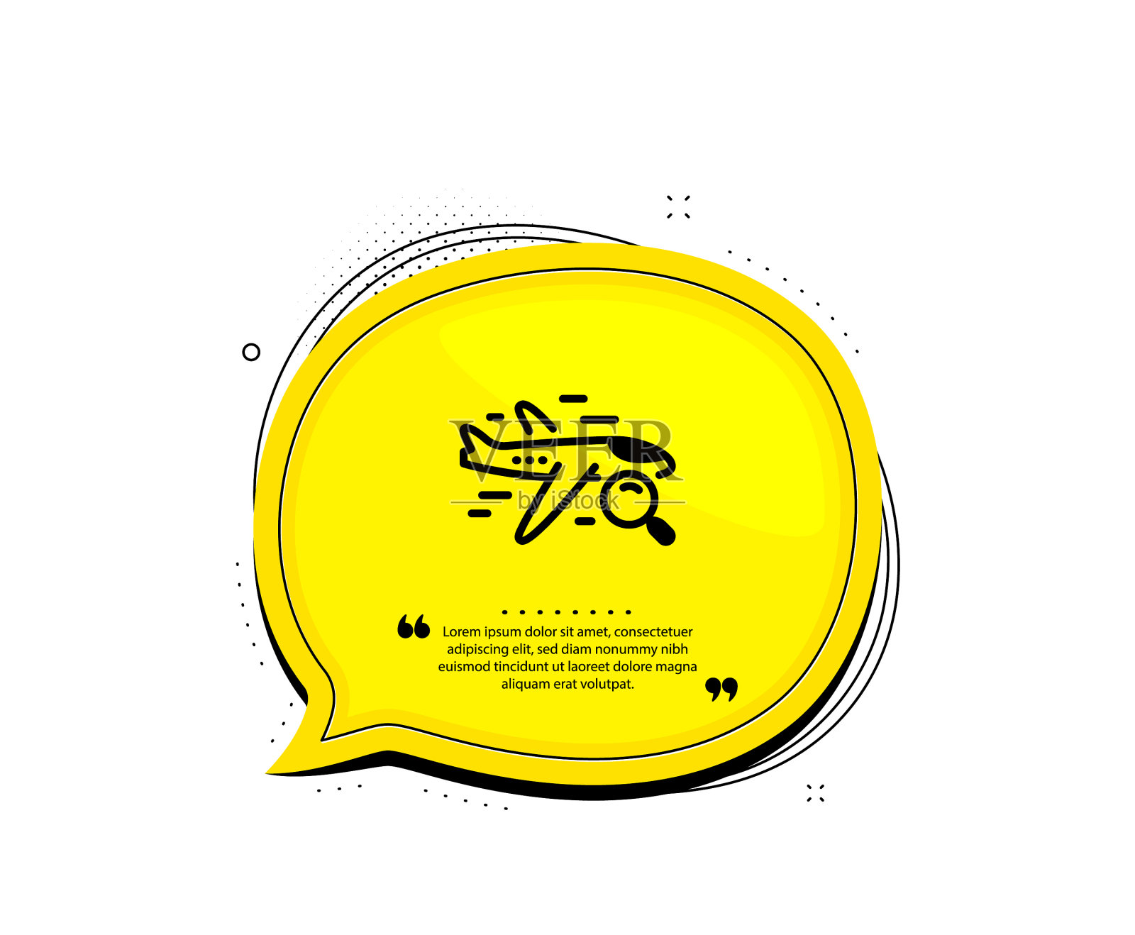 搜索航班图标找到旅行标志插画图片素材