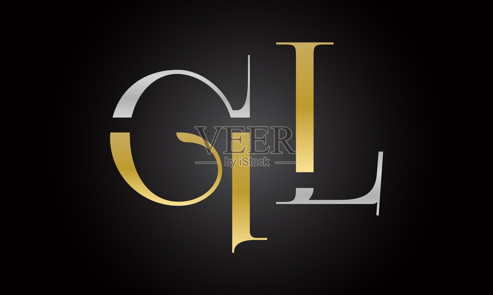 首字母ql标志设计具有现代感插画图片素材