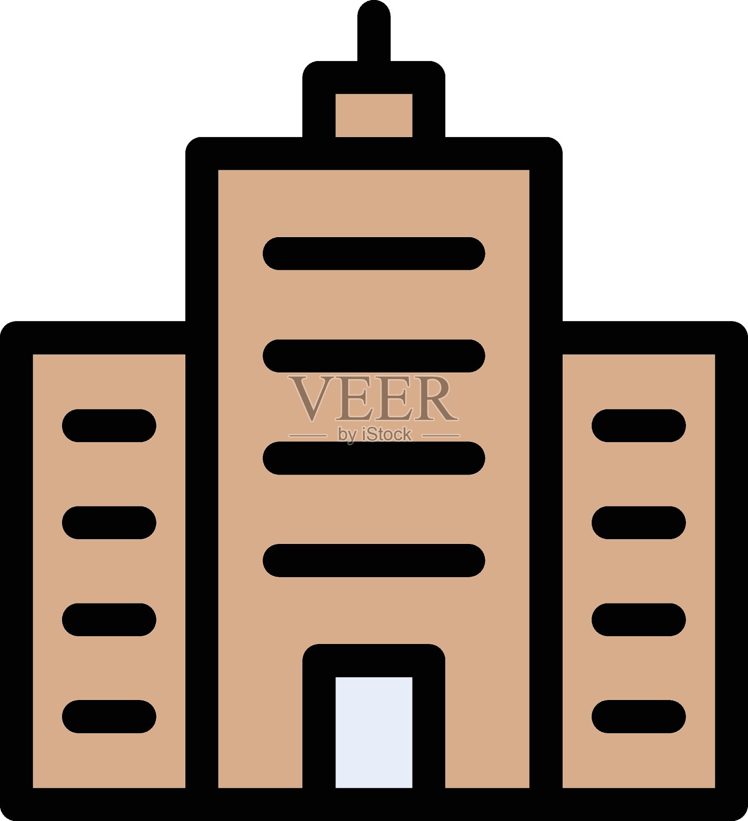 建筑插画图片素材