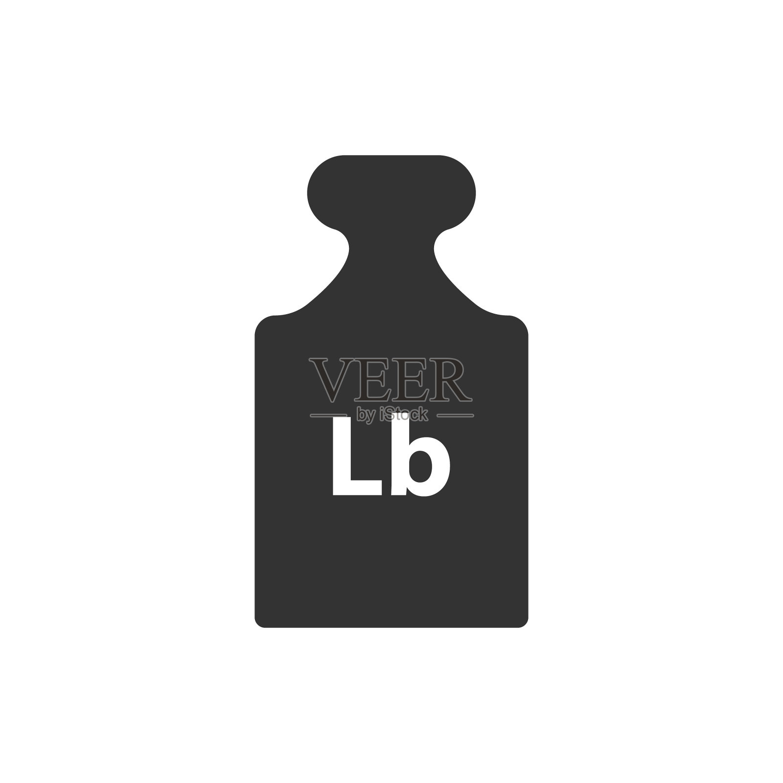 磅磅重量质量黑色简单的平面图标图标素材