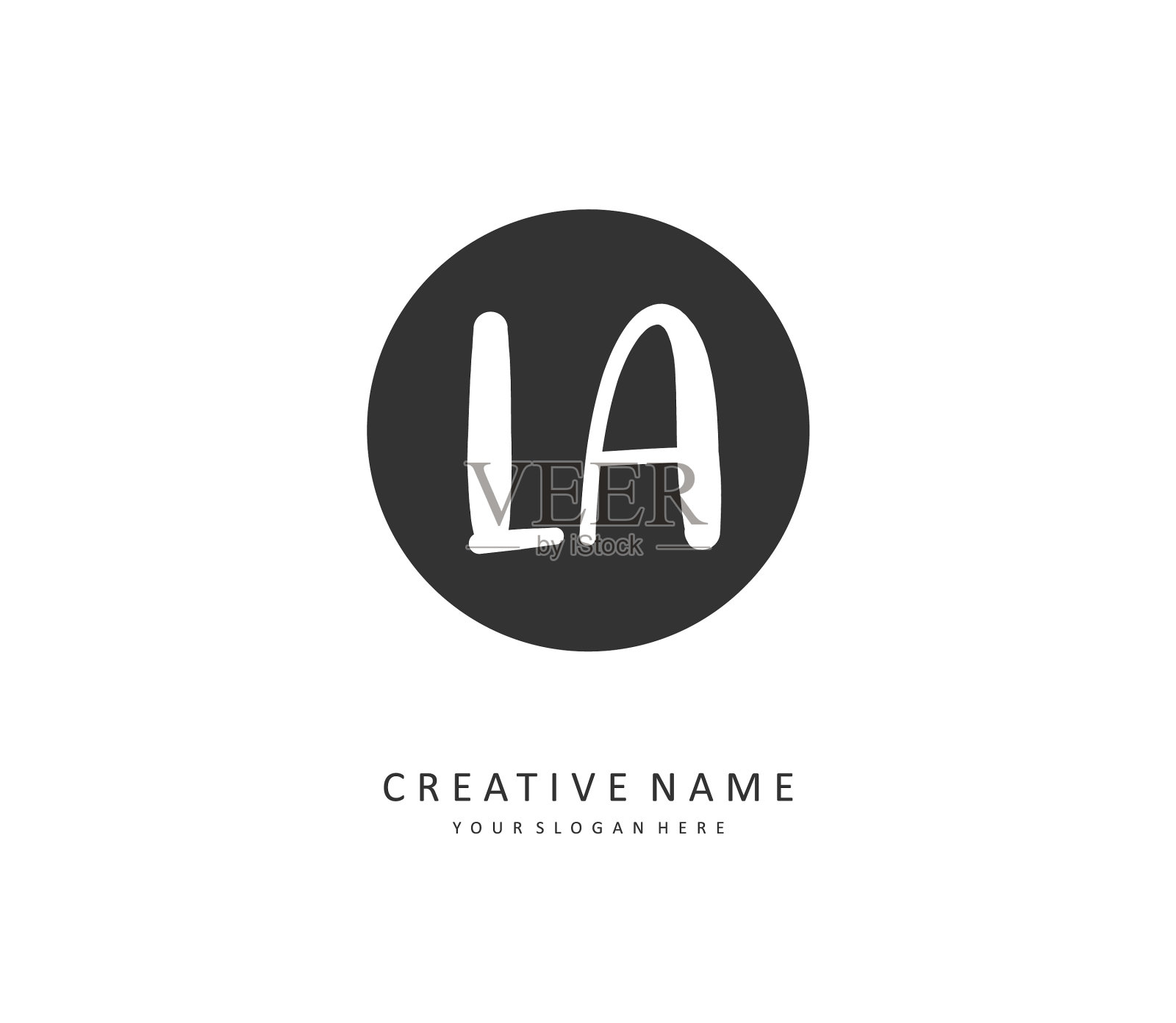 第一个字母的笔迹和签名插画图片素材