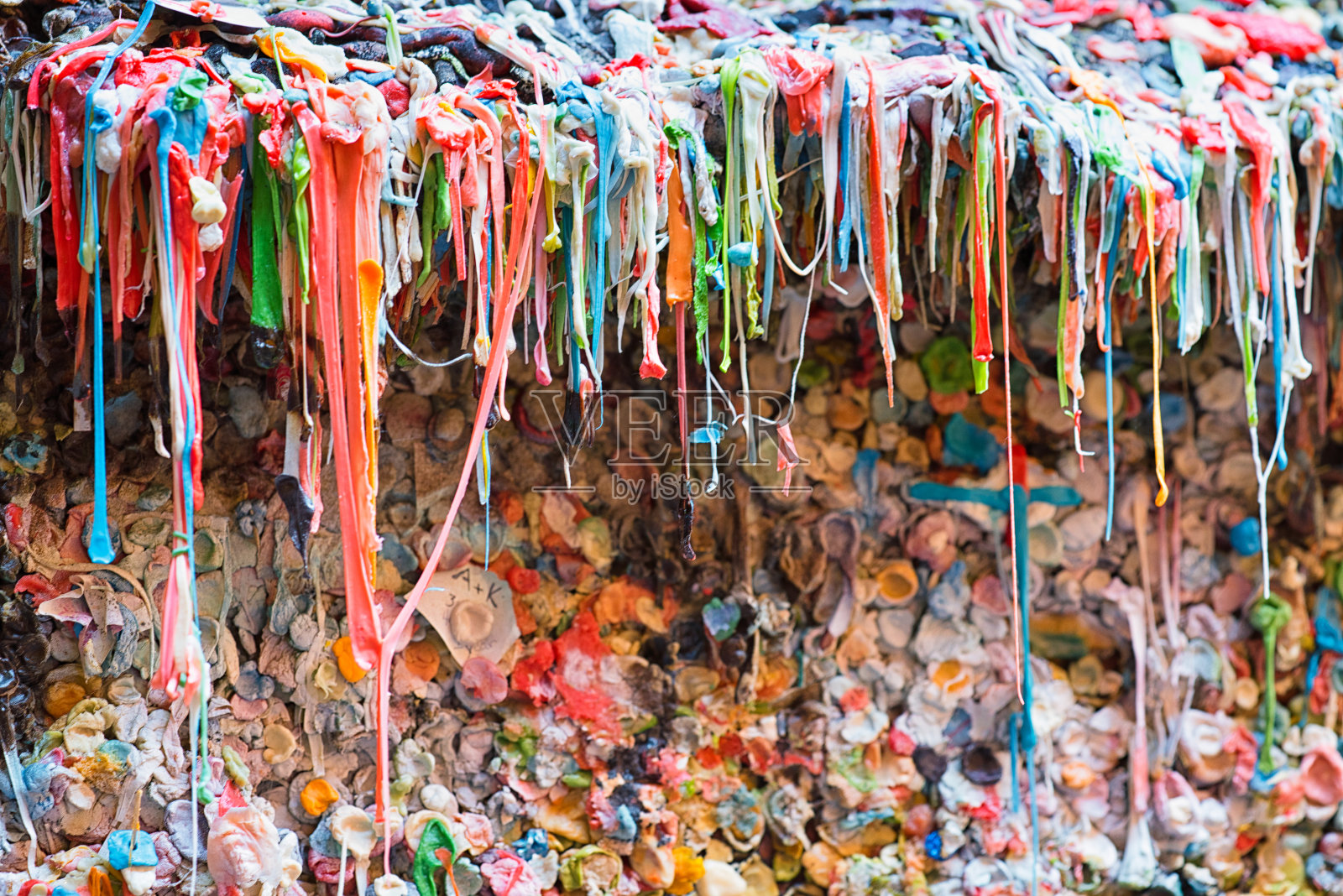 口香糖墙照片摄影图片