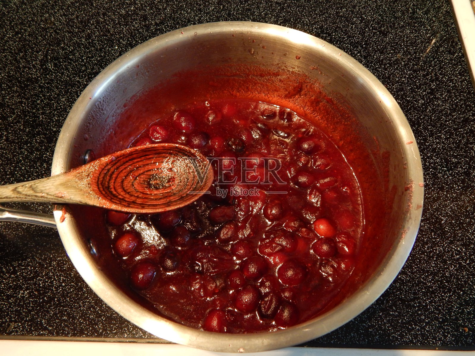 烹饪新鲜的蔓越莓照片摄影图片