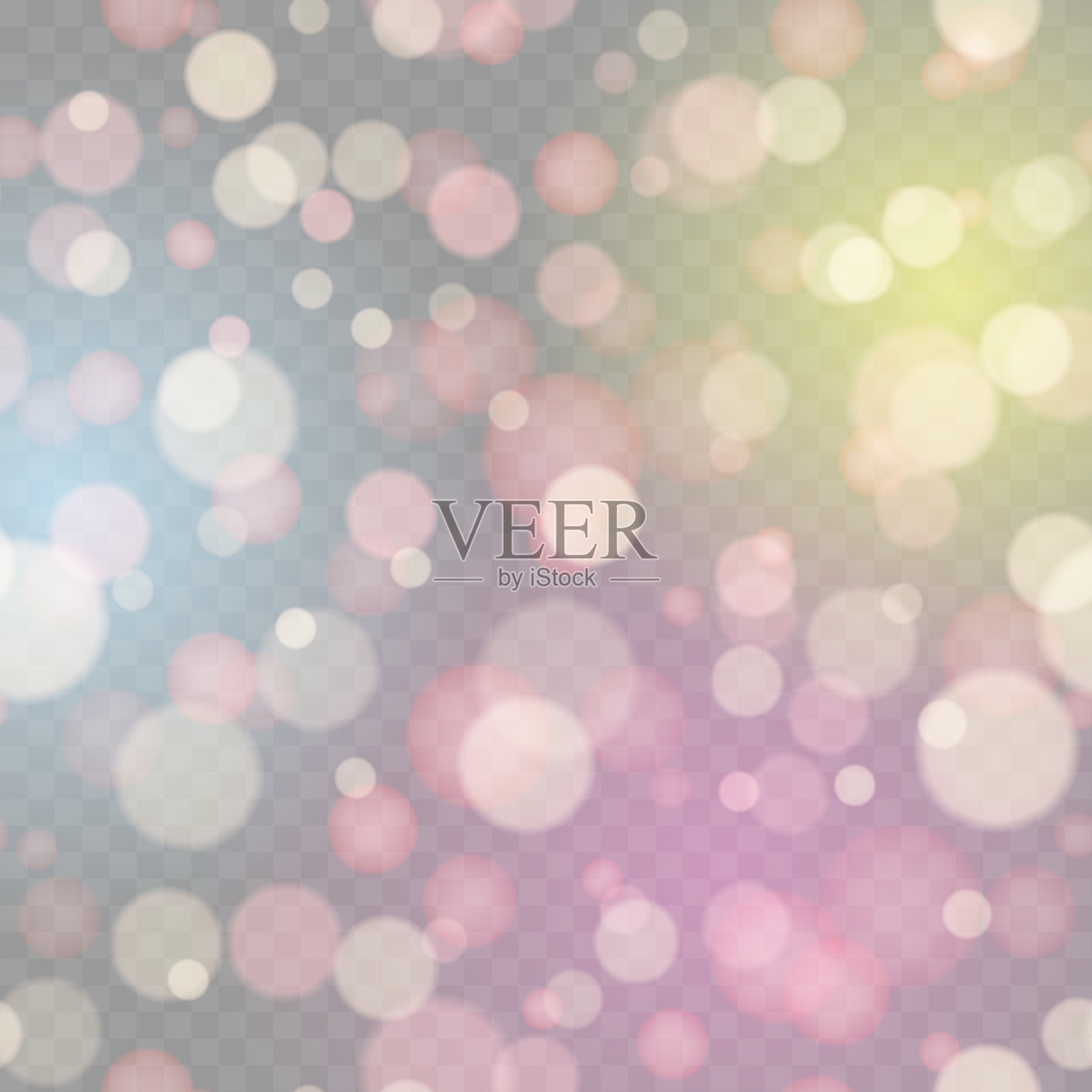 柔和的闪光闪耀散焦光线散焦插画图片素材