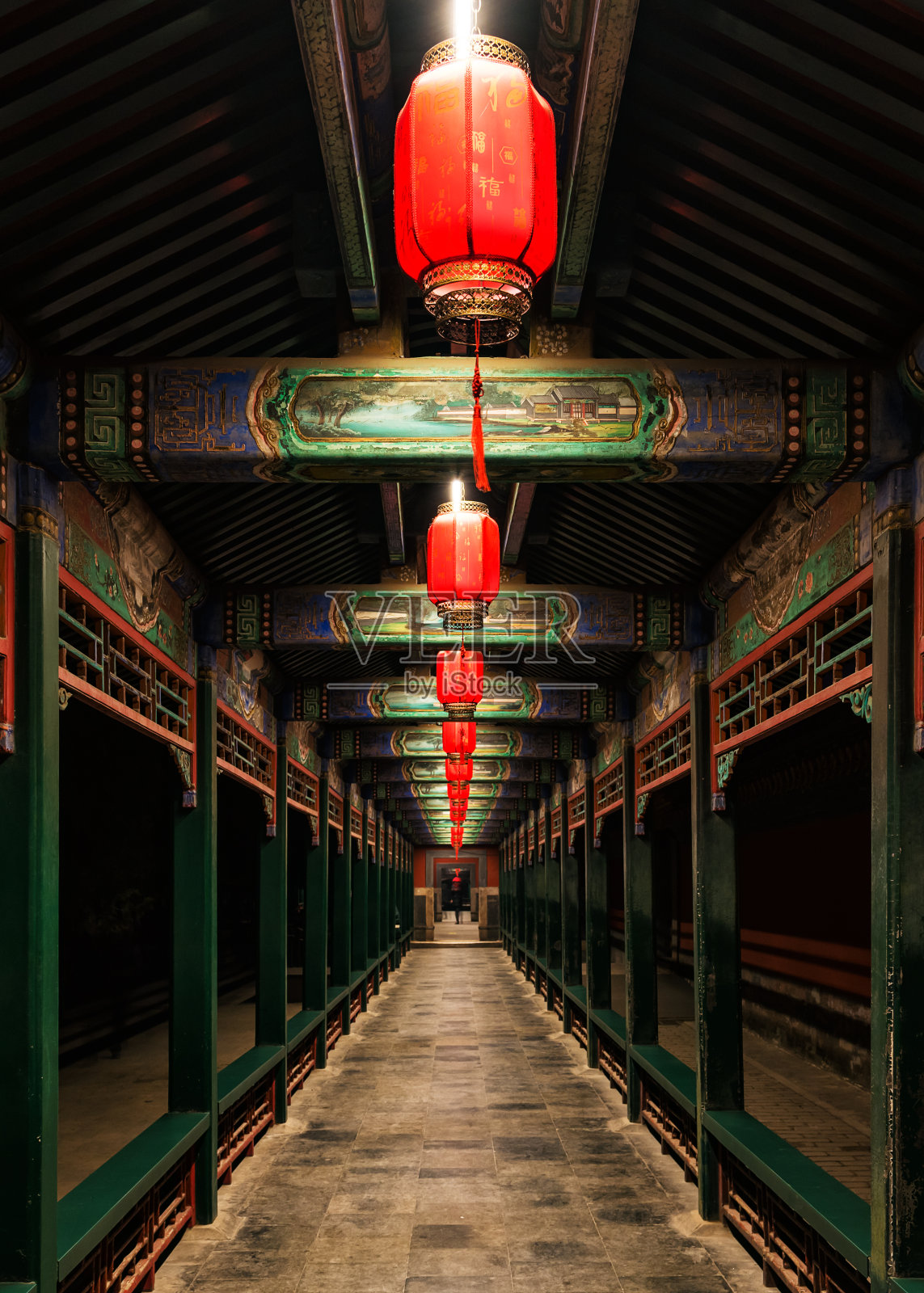 颐和园长廊，北京，中国照片摄影图片