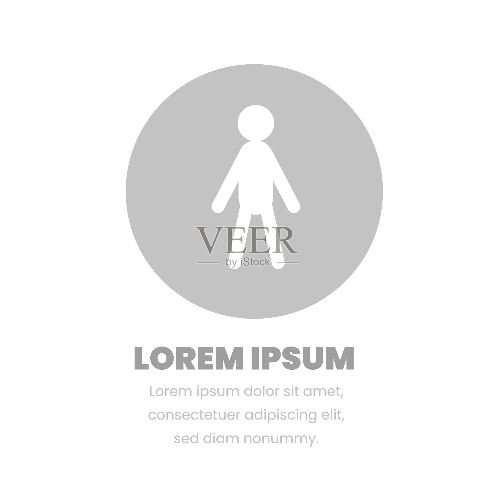 人们设计物体，医疗物体和插画图片素材