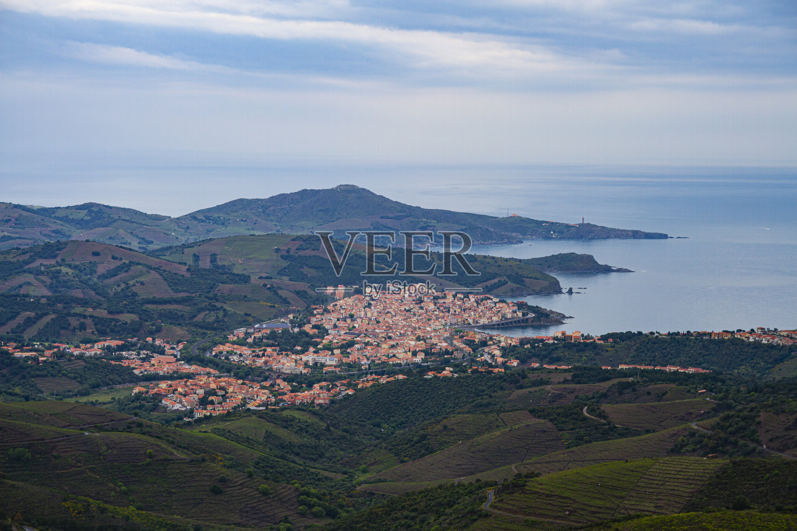 维梅尔海岸的波港照片摄影图片