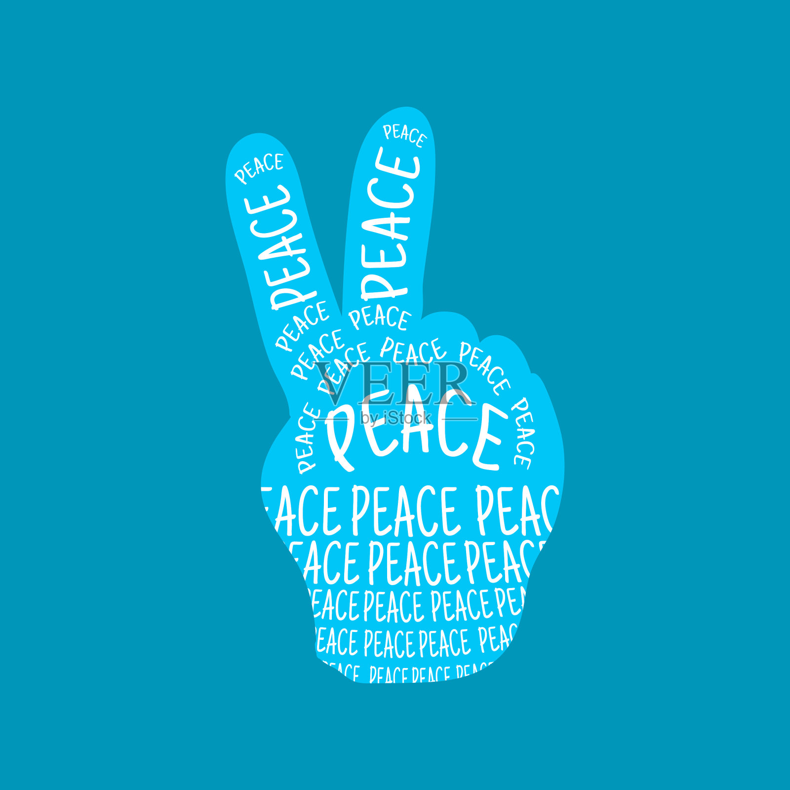 庆祝国际和平日的设计插画图片素材