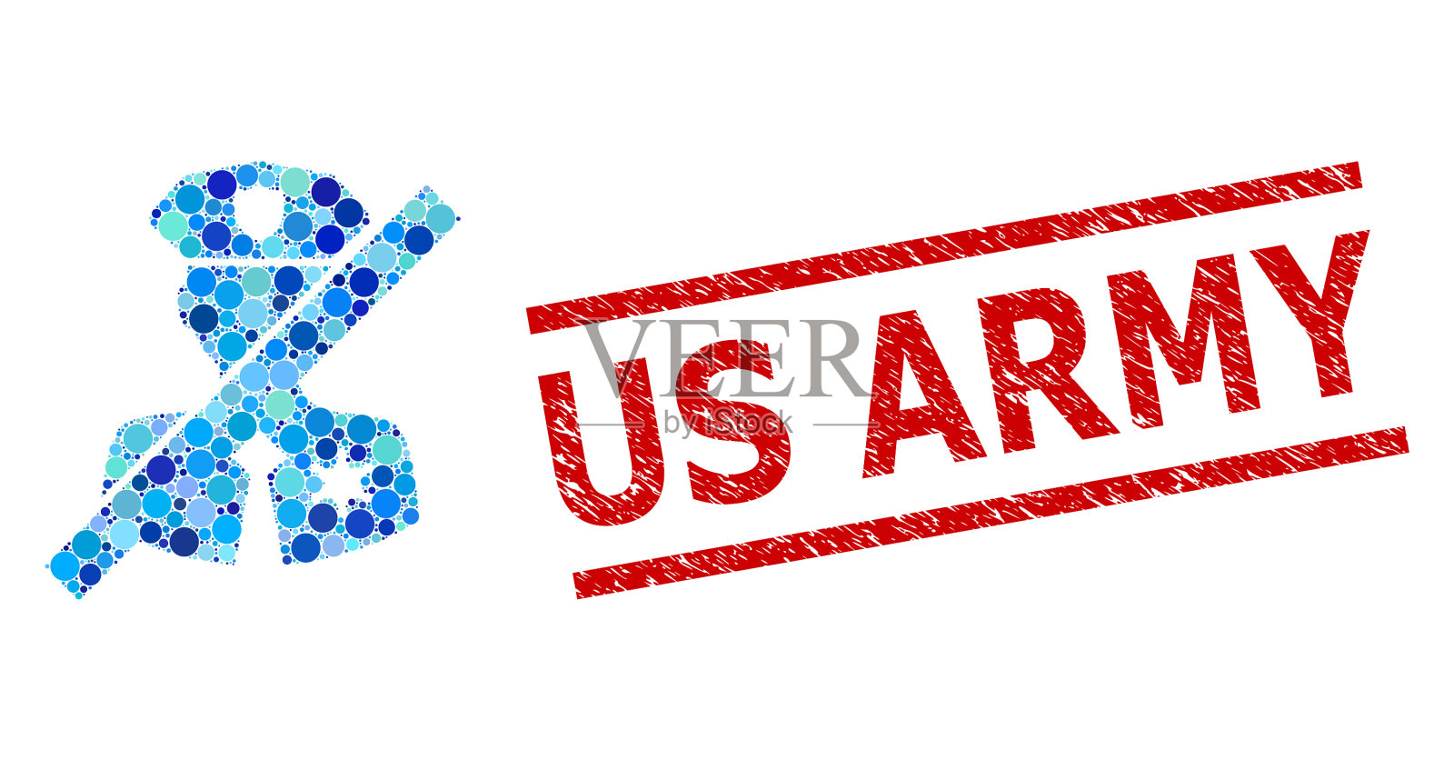 困住海豹突击队，却没有警长插画图片素材