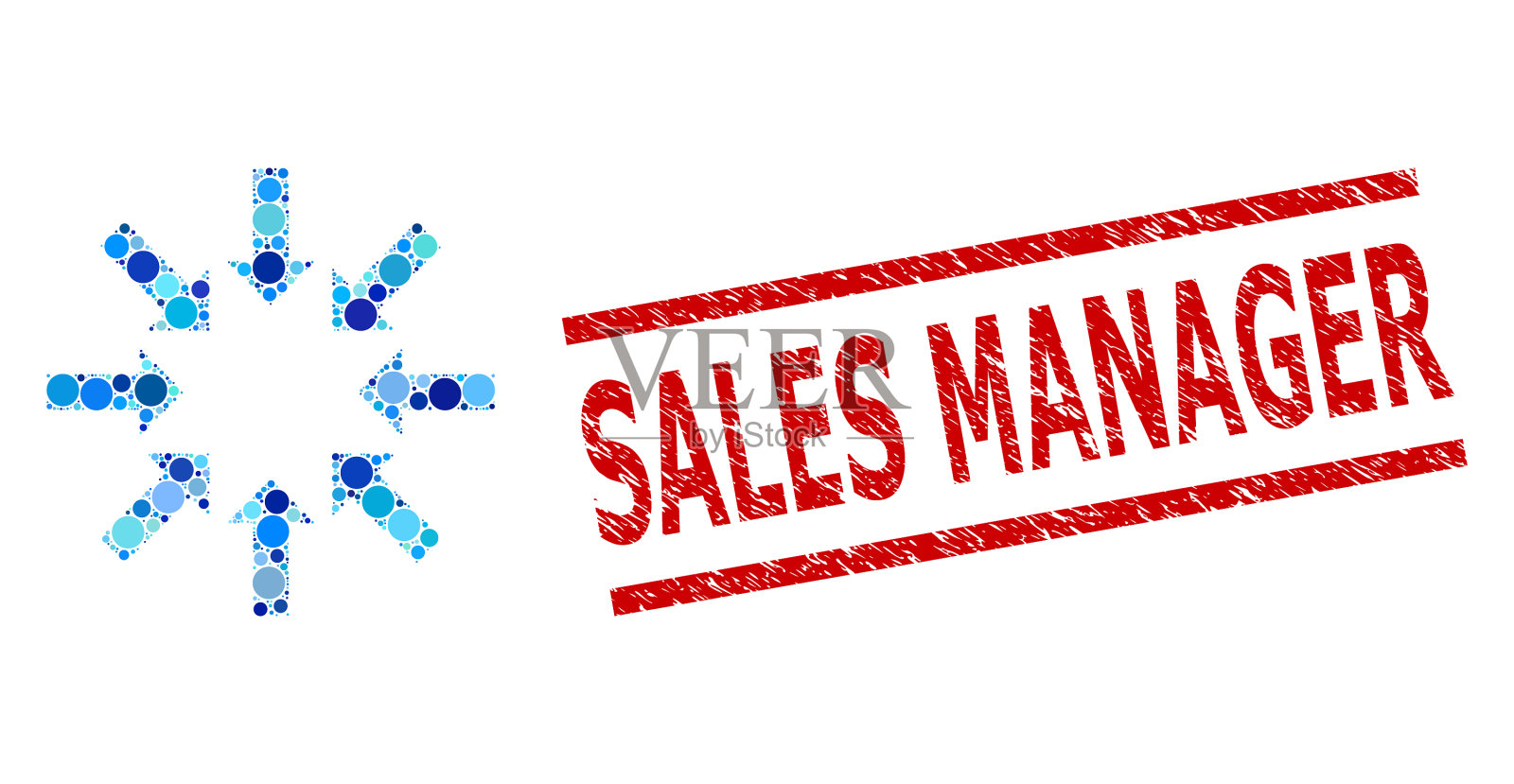 遇险腐蚀剂圆封和递归插画图片素材