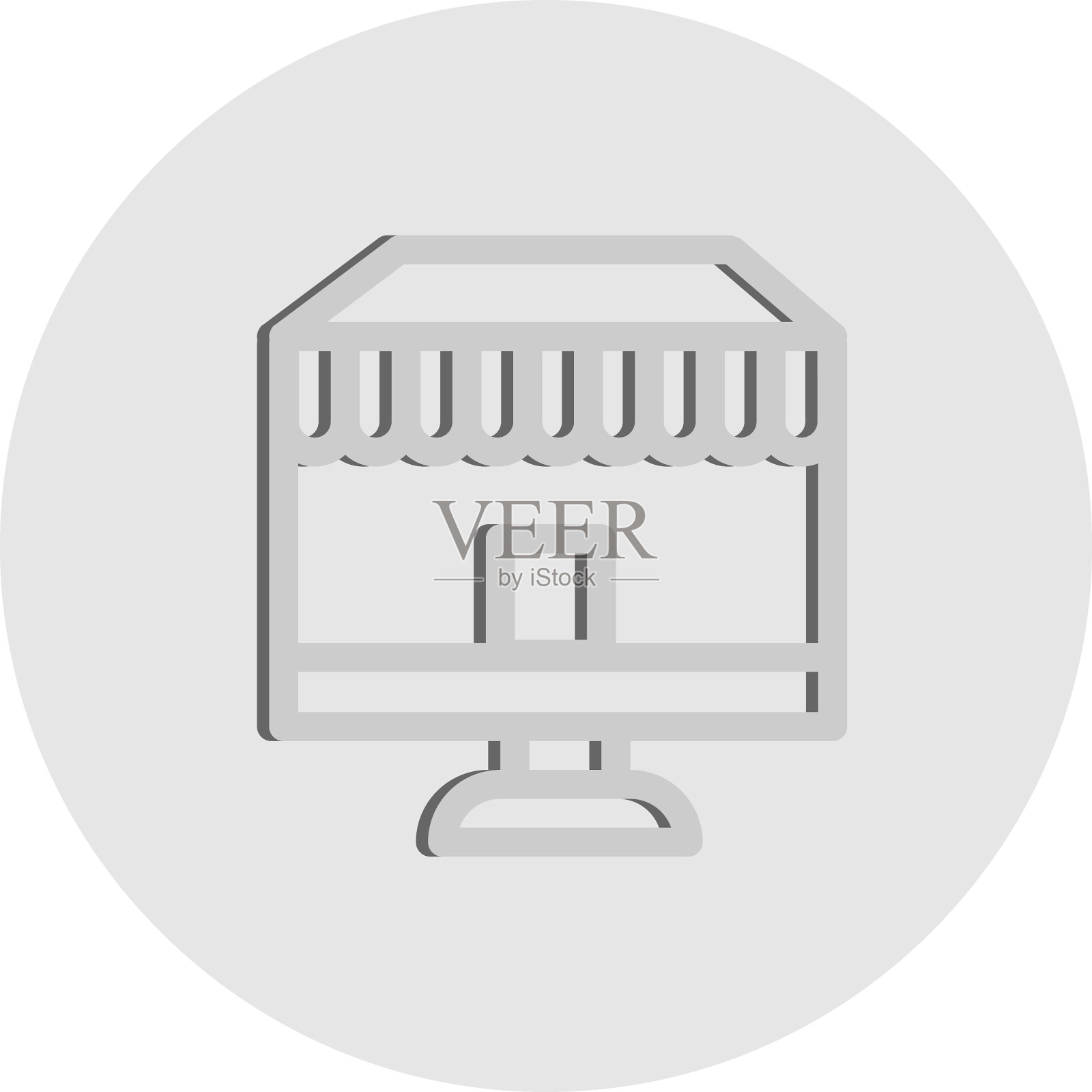 商店图标插画图片素材