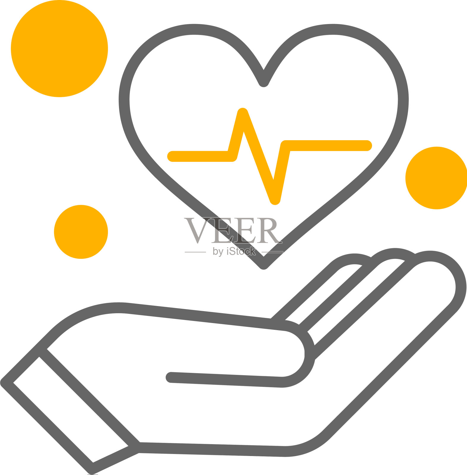 心跳图标插画图片素材