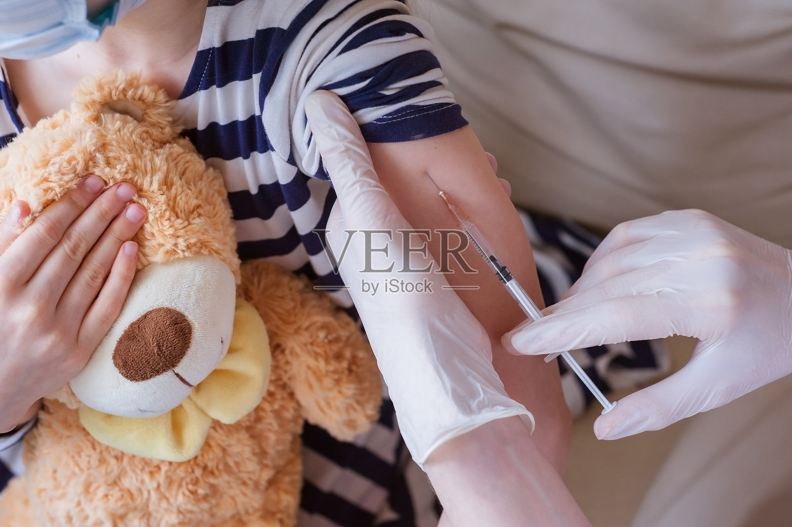 冠状病毒疫苗概念。照片摄影图片