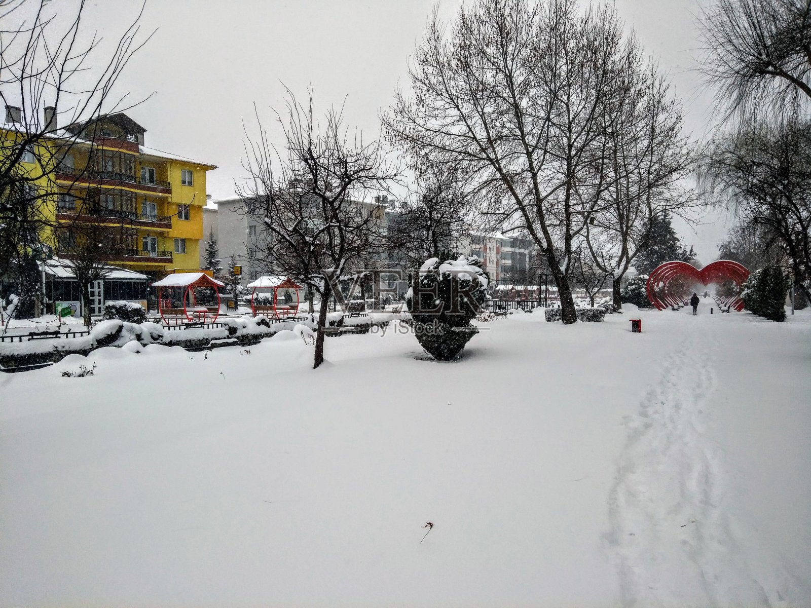 土耳其的冬天照片摄影图片