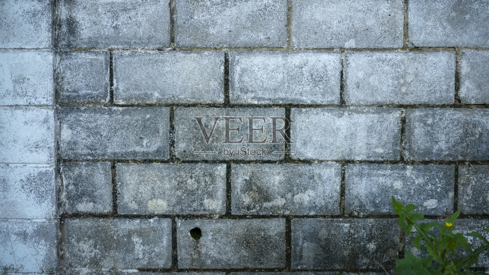 混凝土砌块墙照片摄影图片