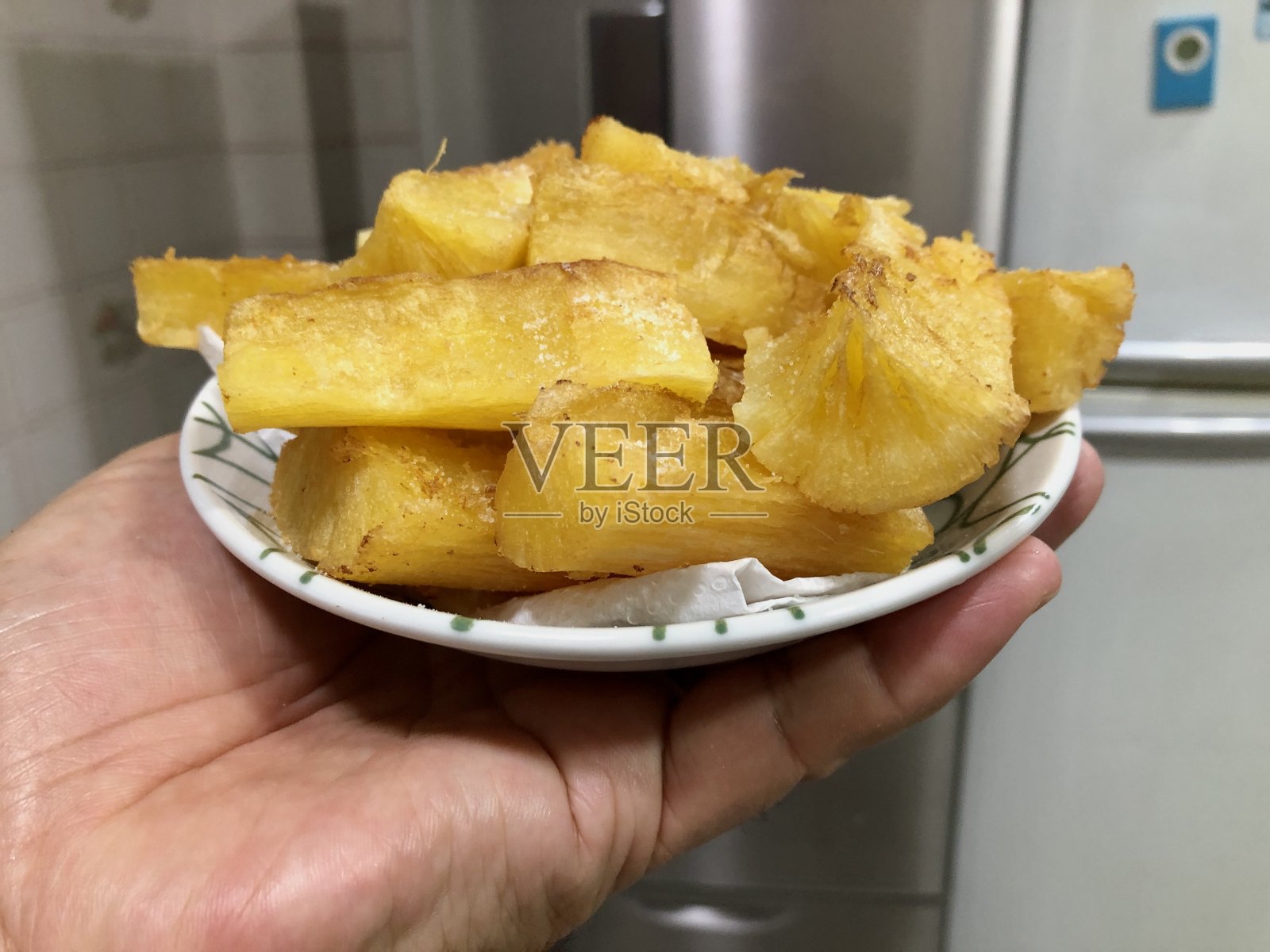 Fried开发manioc照片摄影图片