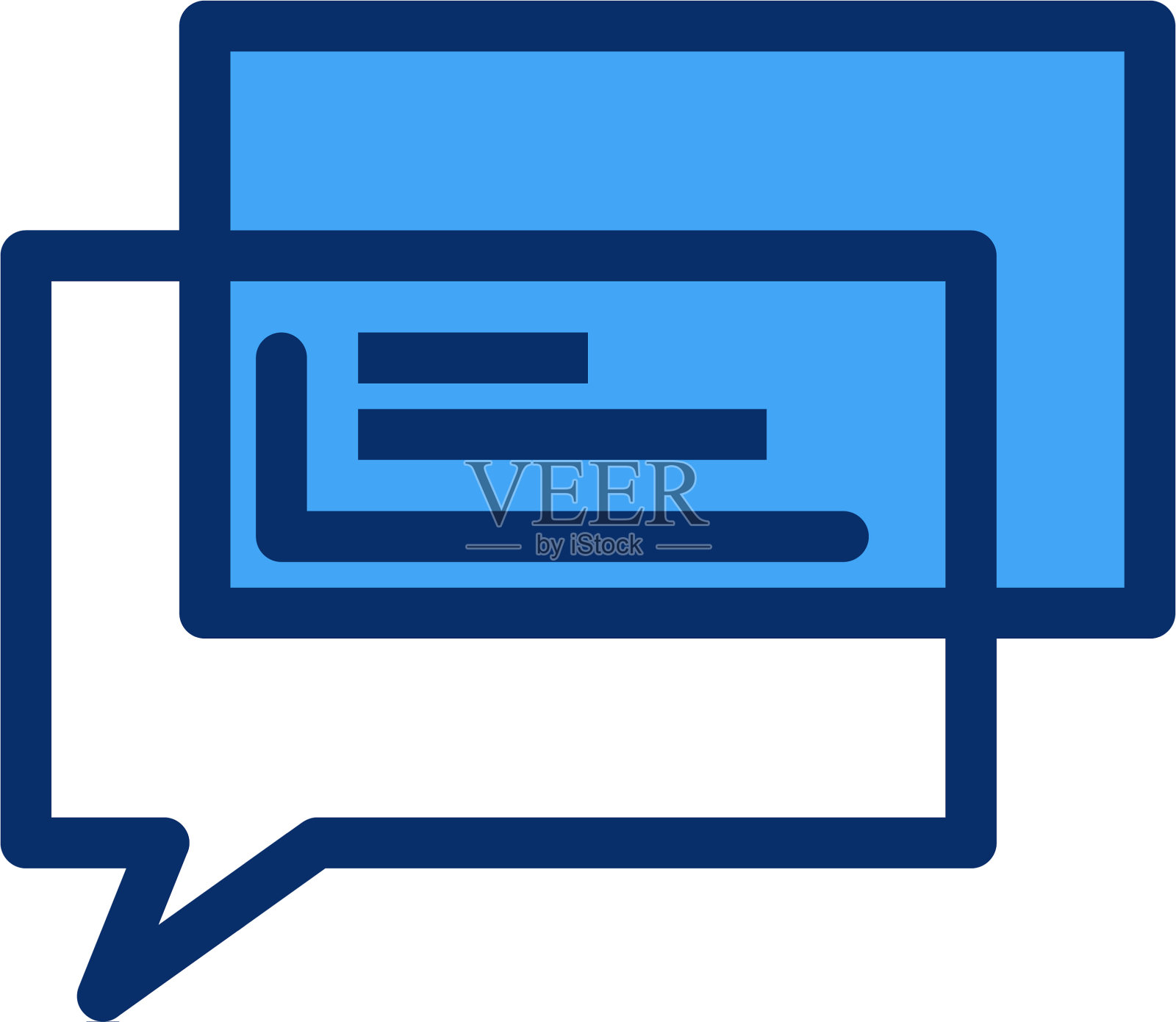 聊天图标插画图片素材