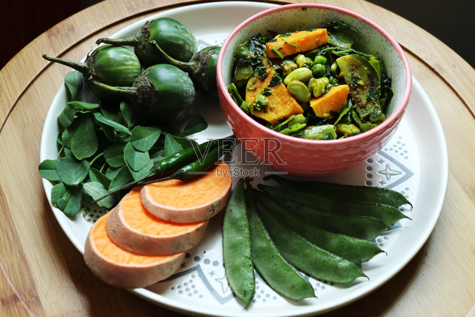 冬收杂烩菜照片摄影图片