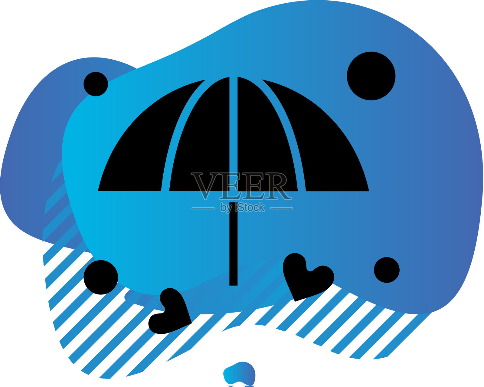 伞的图标插画图片素材