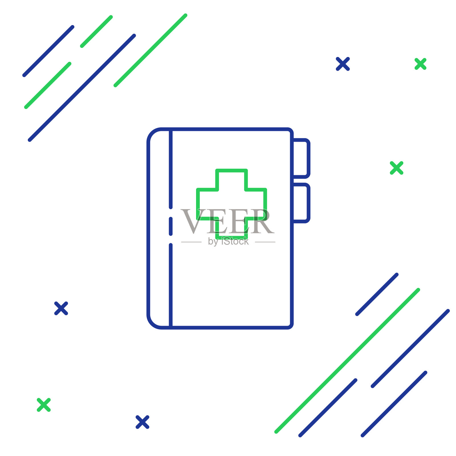 带牙科卡或病人医疗卡的剪贴板插画图片素材