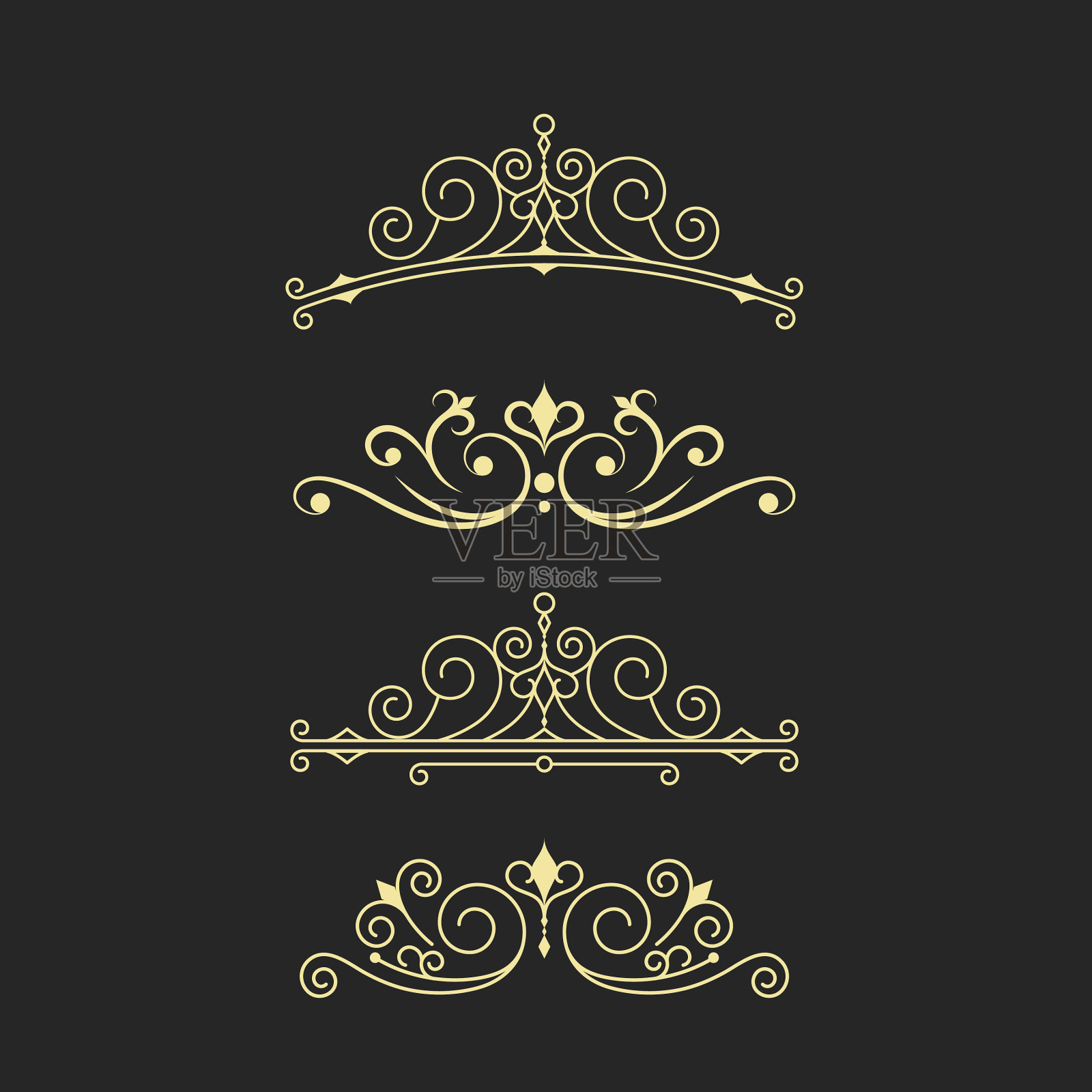 复古边框模板插画图片素材