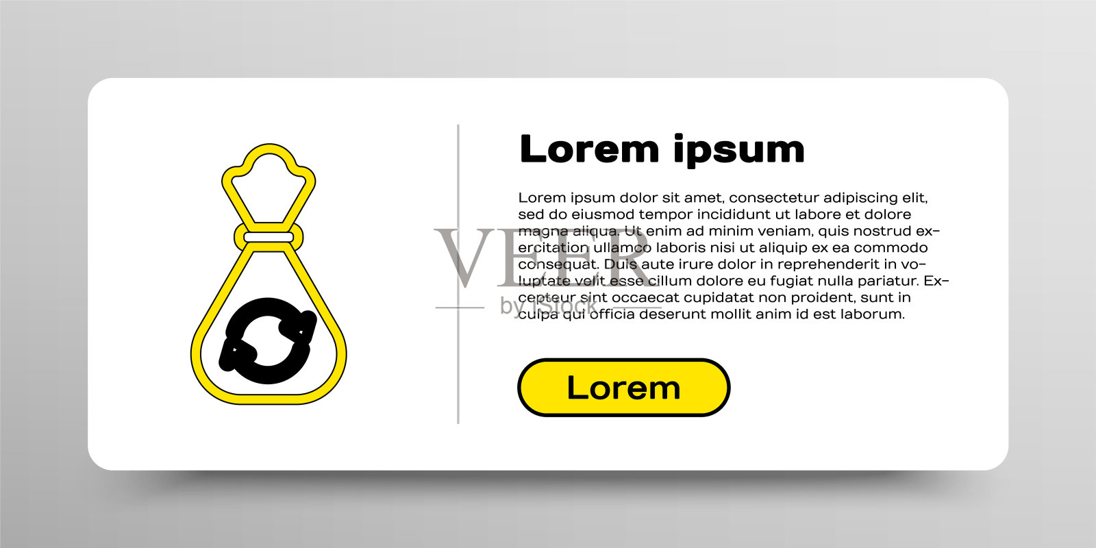 在白色背景上孤立的有回收标志图标的垃圾袋。垃圾桶图标。回收篮的迹象。色彩斑斓的轮廓的概念。向量图标素材