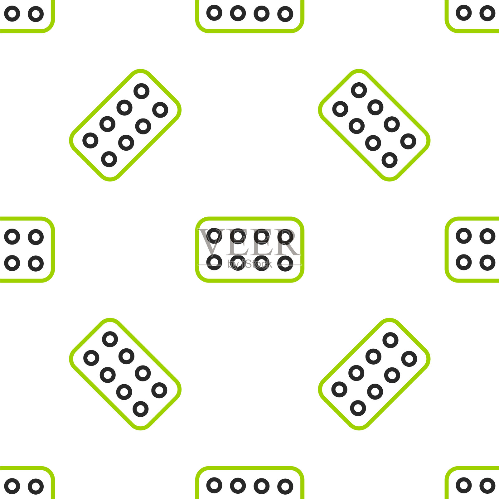 线丸在吸塑包装图标隔离无缝图标素材