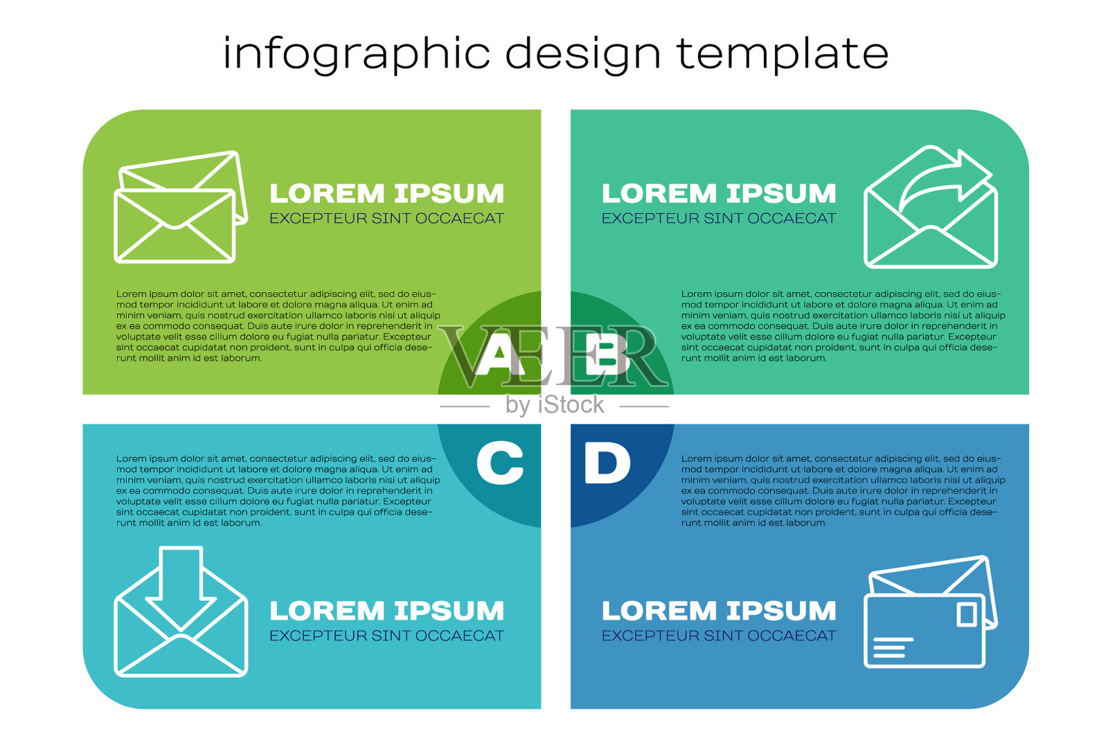 设线信封、信封和出线信封插画图片素材