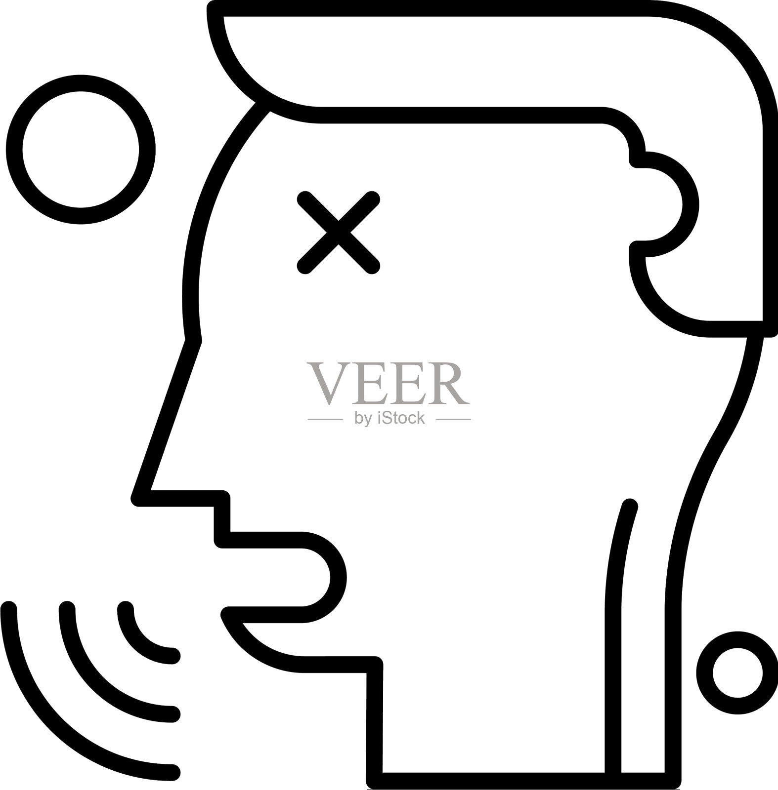 病人的图标插画图片素材