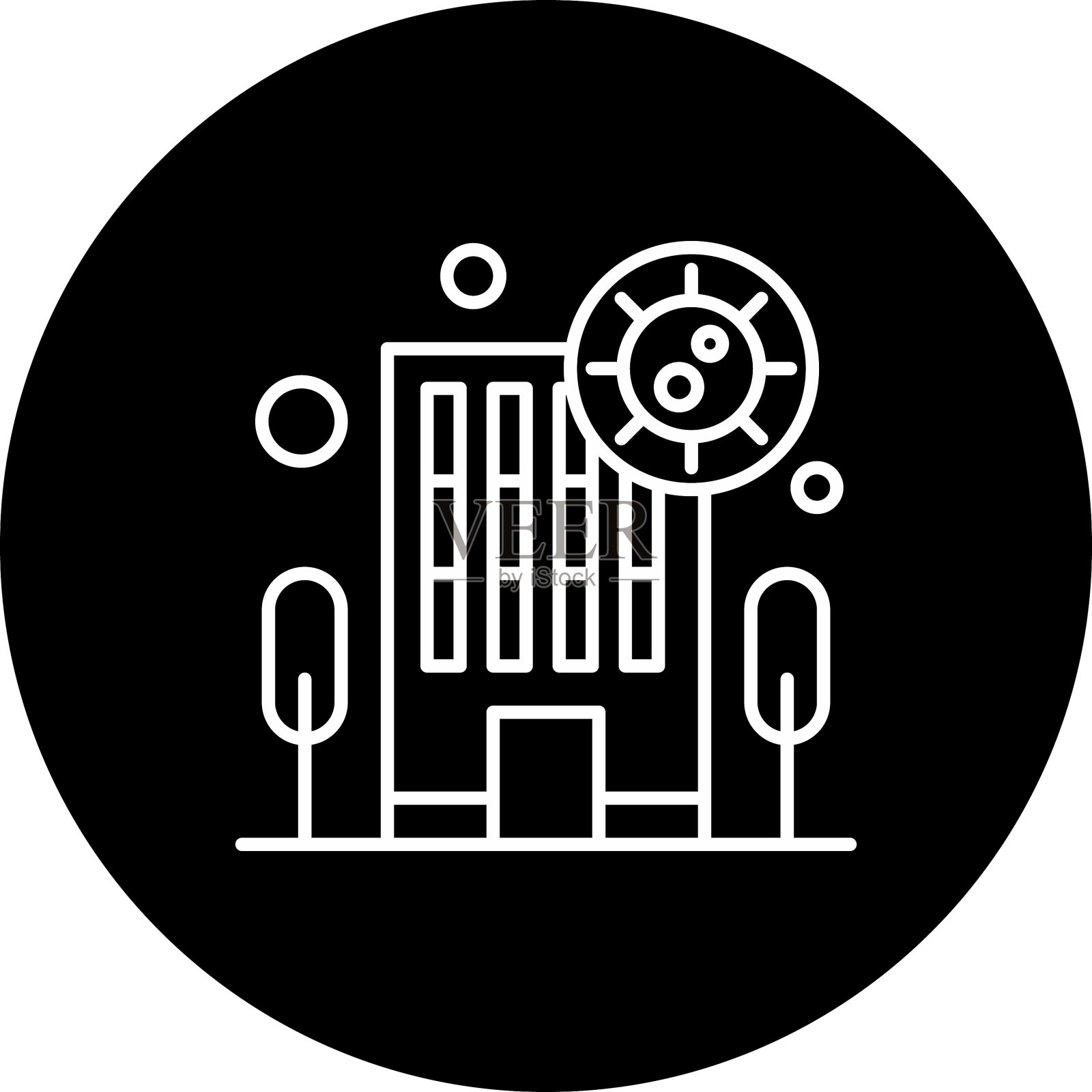 建筑图标图标素材