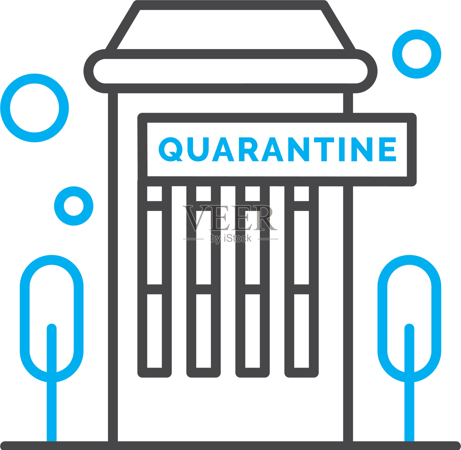 建筑图标插画图片素材