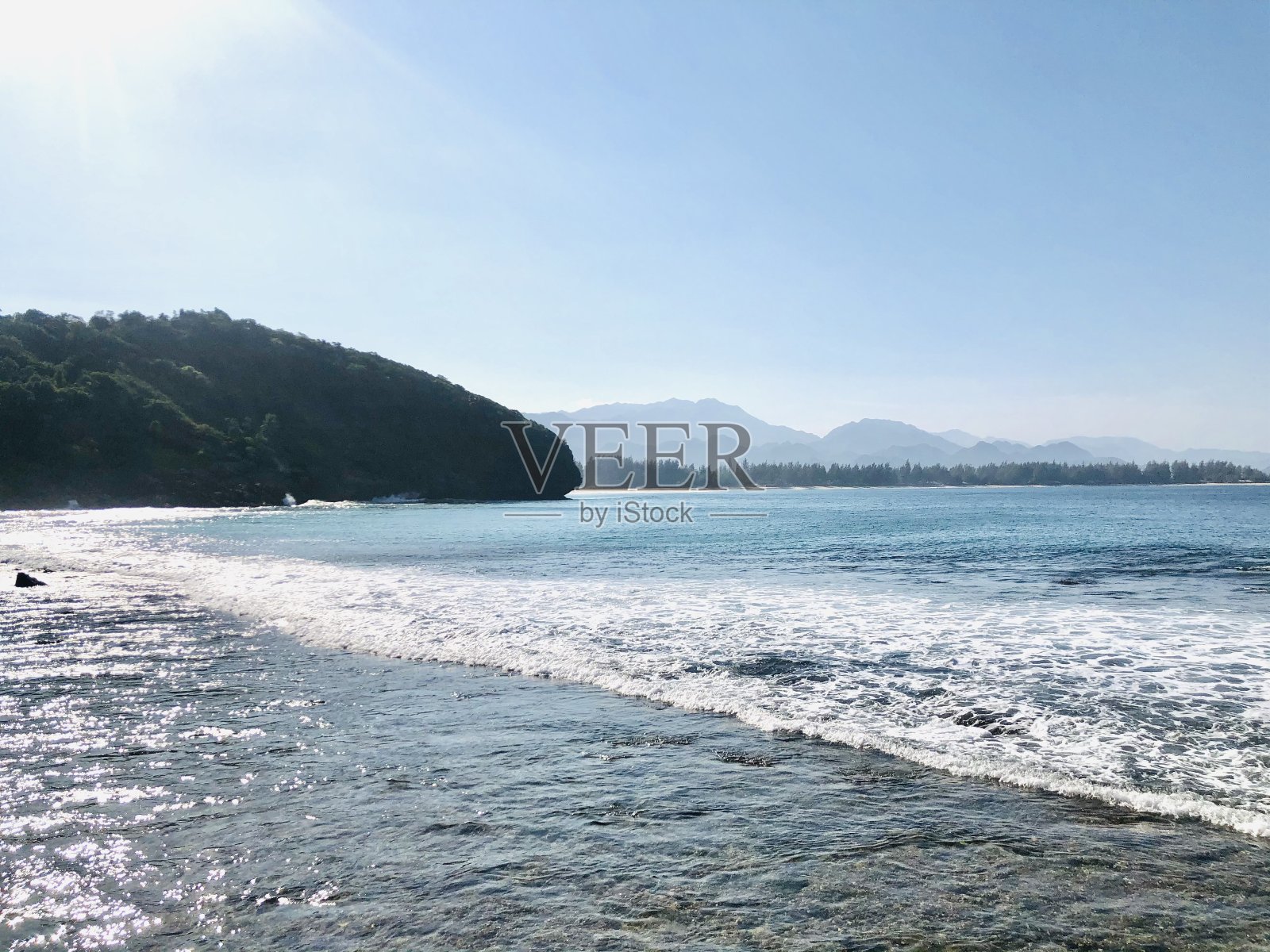 美丽的海滩照片摄影图片