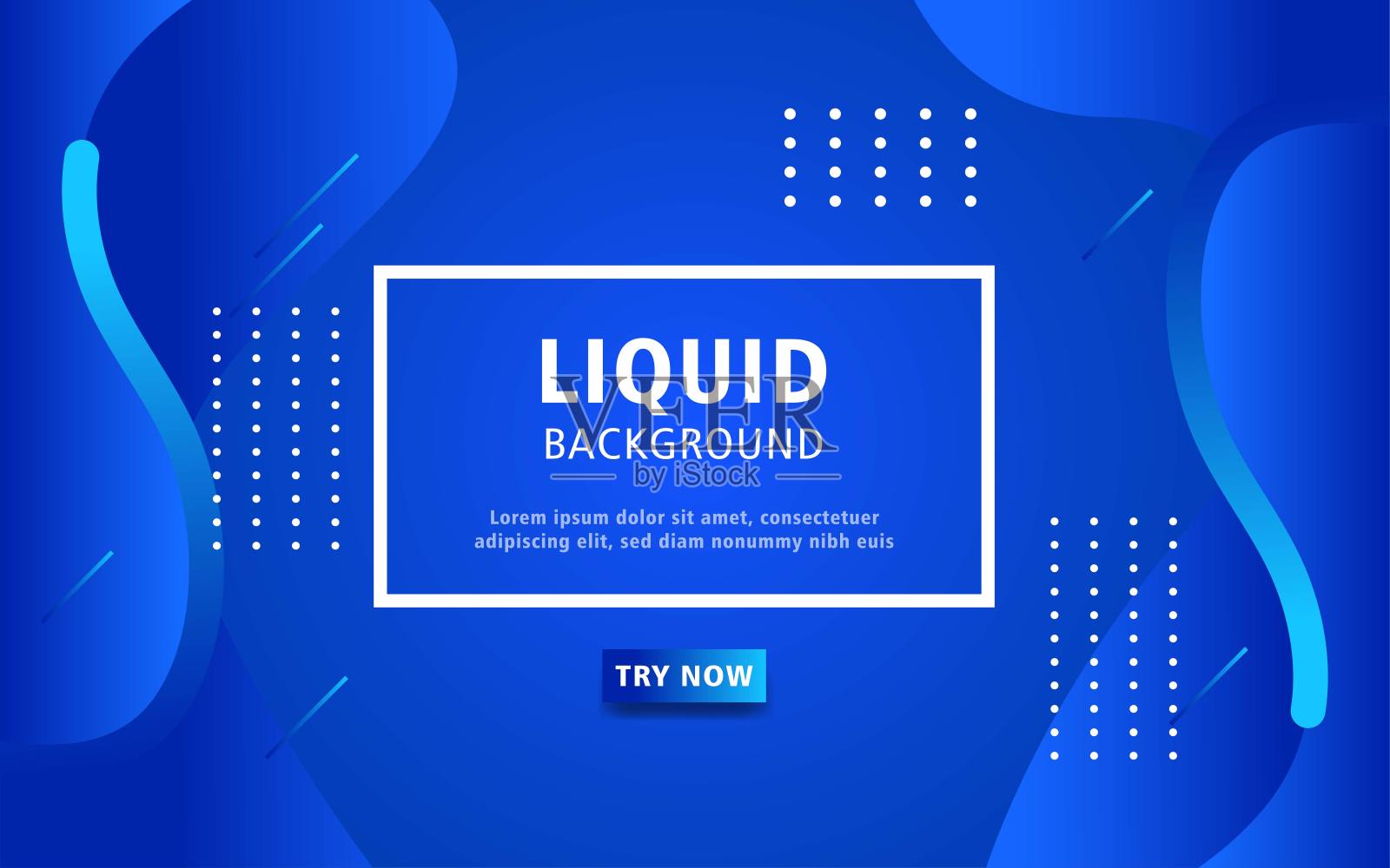 动态抽象波浪背景。插画图片素材