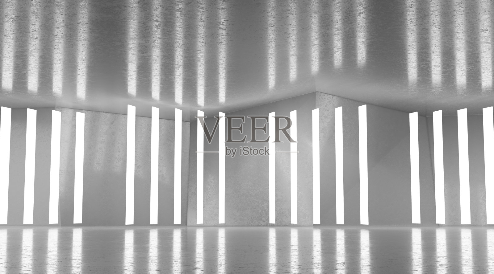 未来室内与白色灯光照片摄影图片