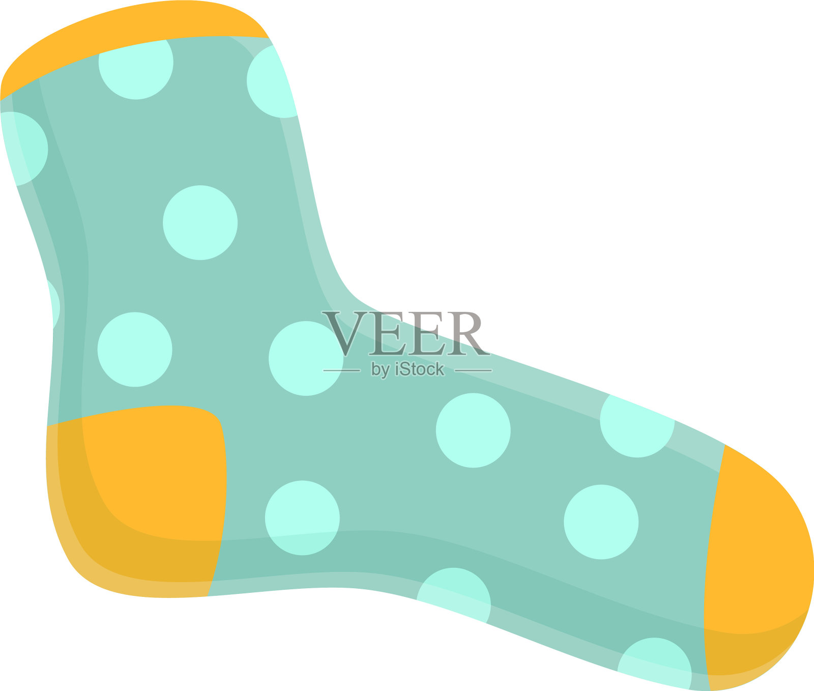 小孩圈袜子图标卡通风格设计元素图片