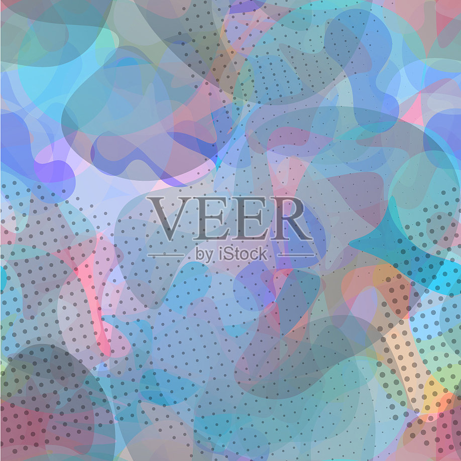 时尚迷彩夏日质感军服插画图片素材