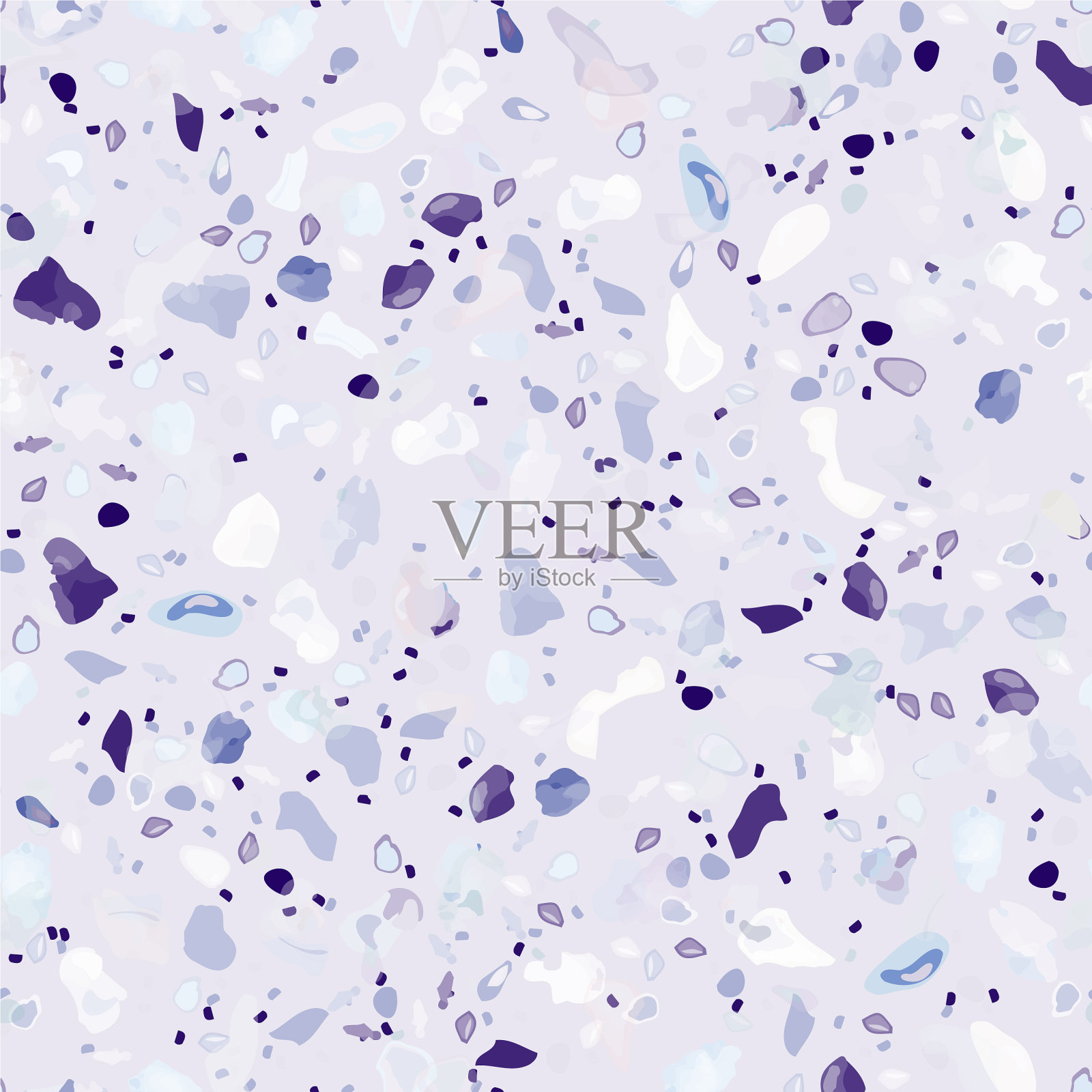 水磨石纹理地板无缝图案插画图片素材