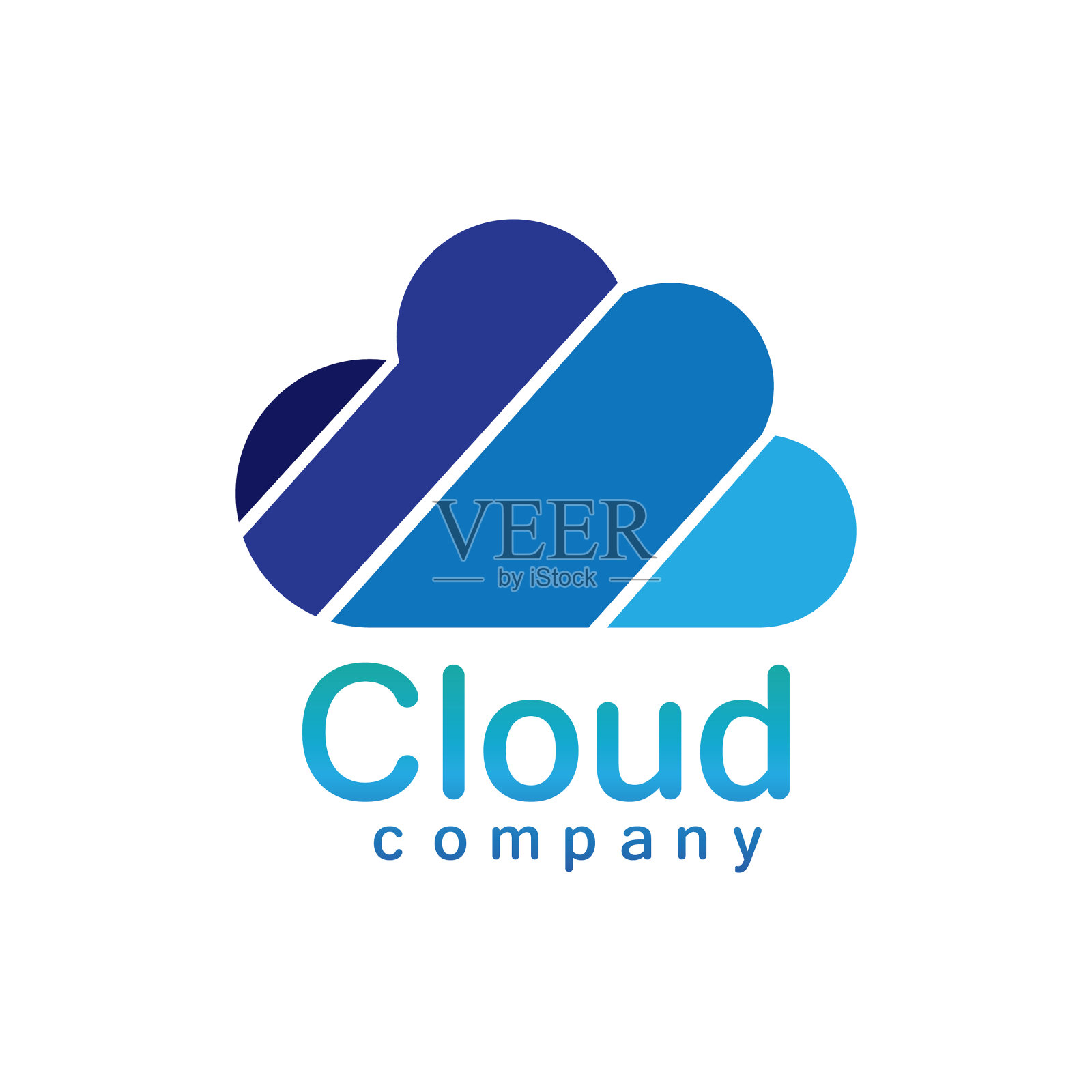 云标志图标插画图片素材