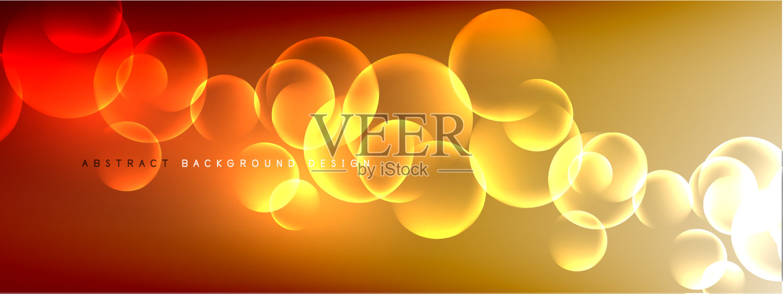 摘要背景液体气泡圈插画图片素材