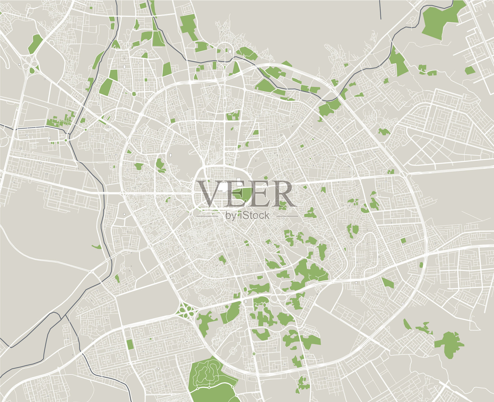 地图城市麦地那沙特阿拉伯插画图片素材