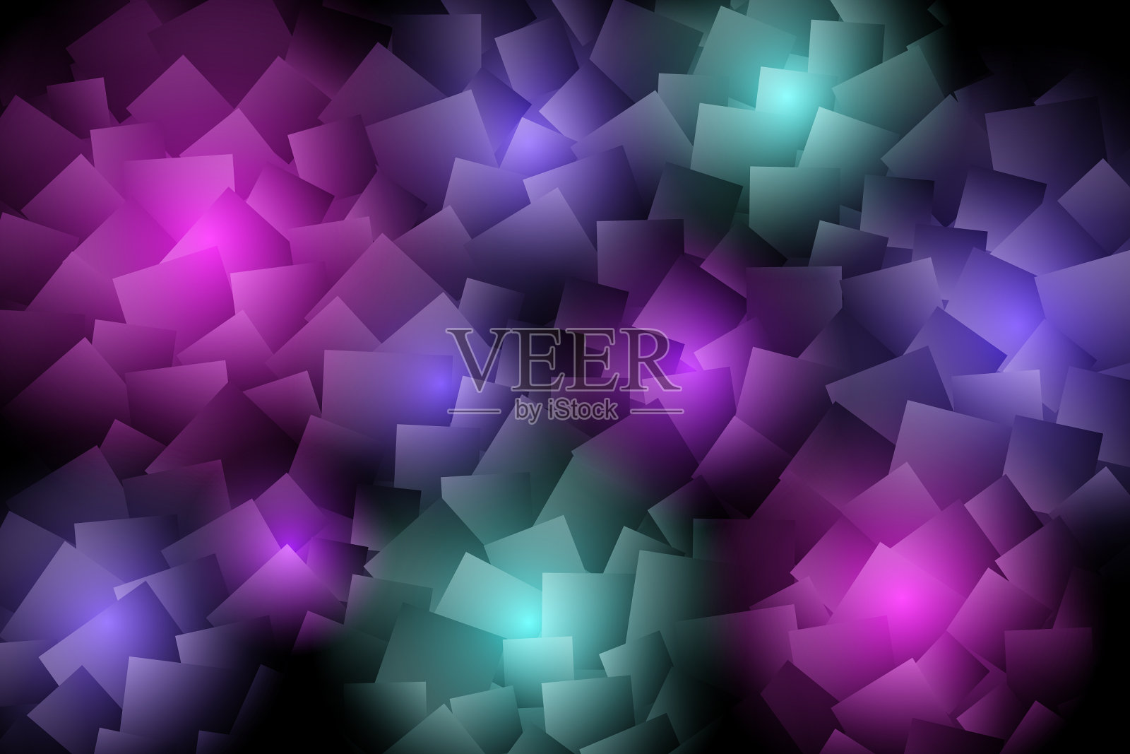 抽象背景与马赛克形状插画图片素材