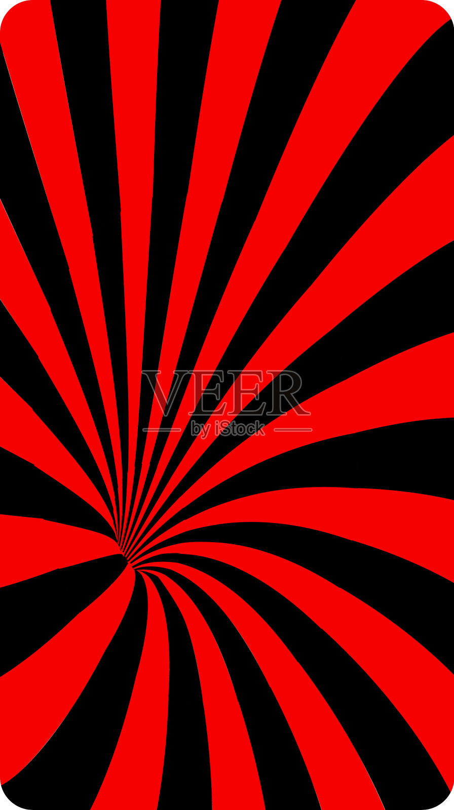 黑色和红色抽象点螺旋背景插画图片素材