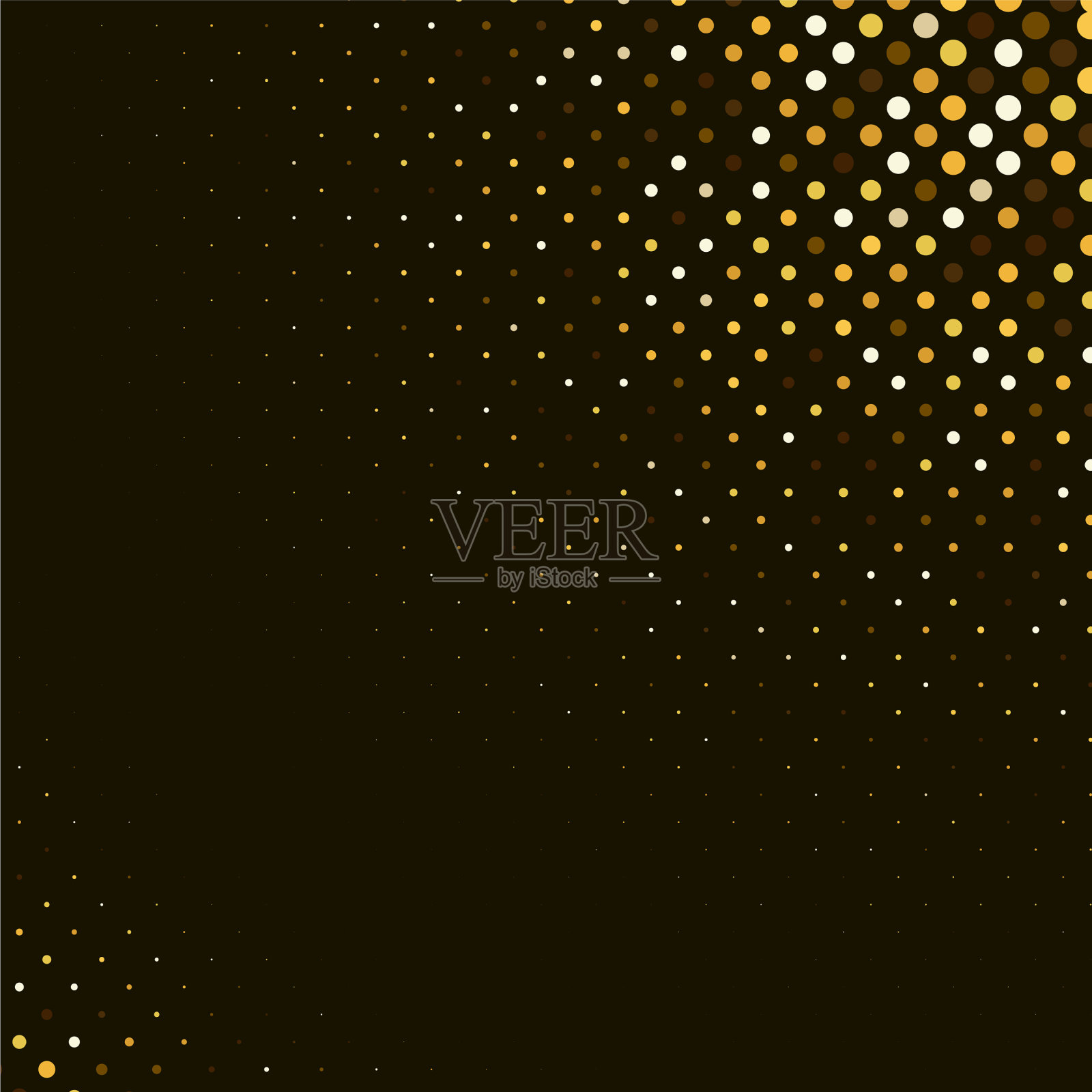 抽象的金色半色调背景插画图片素材