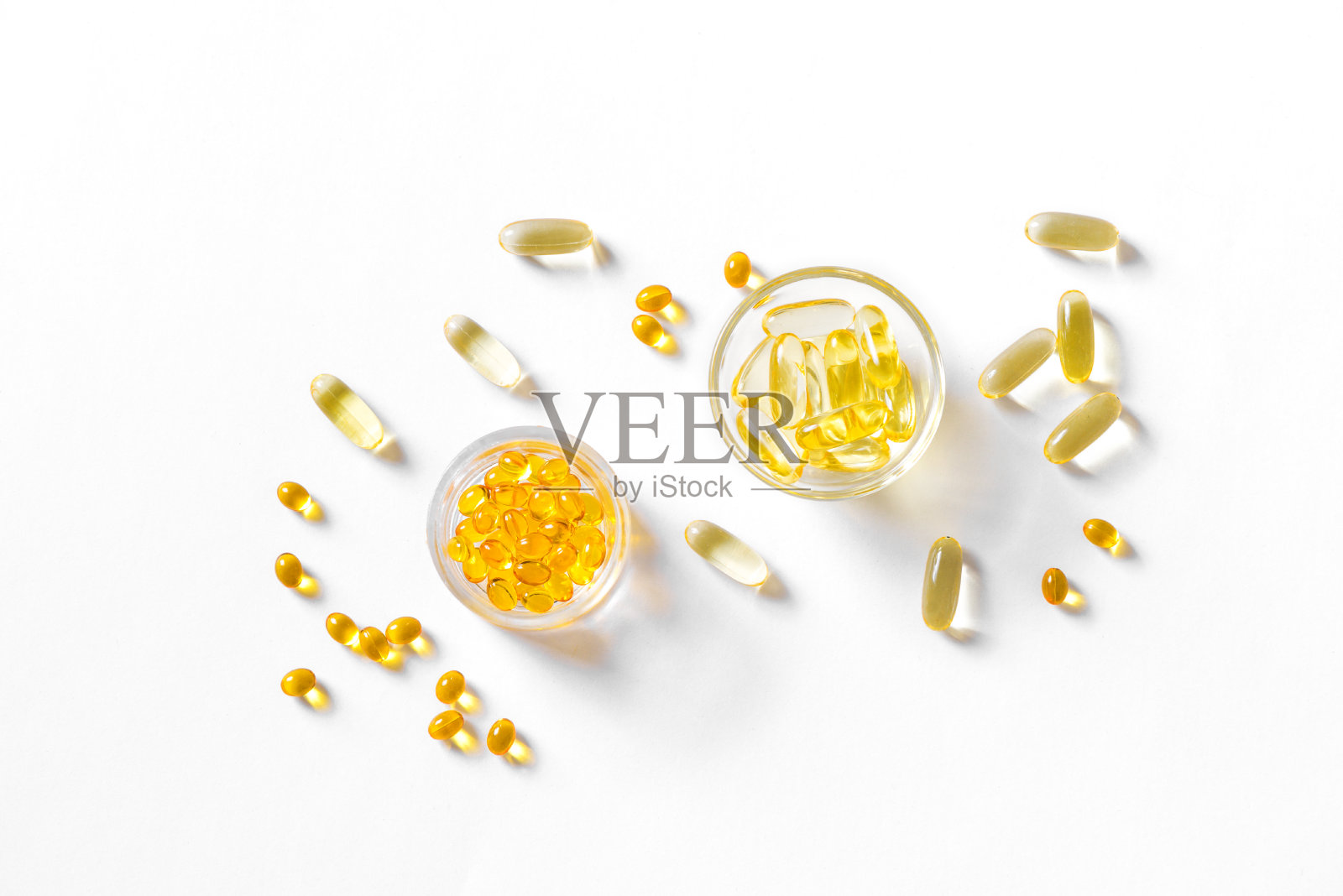 充油胶囊(软胶囊)照片摄影图片