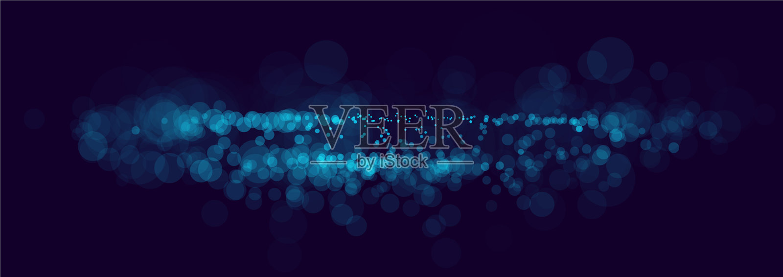 美丽的散景模糊的灯光抽象插画图片素材