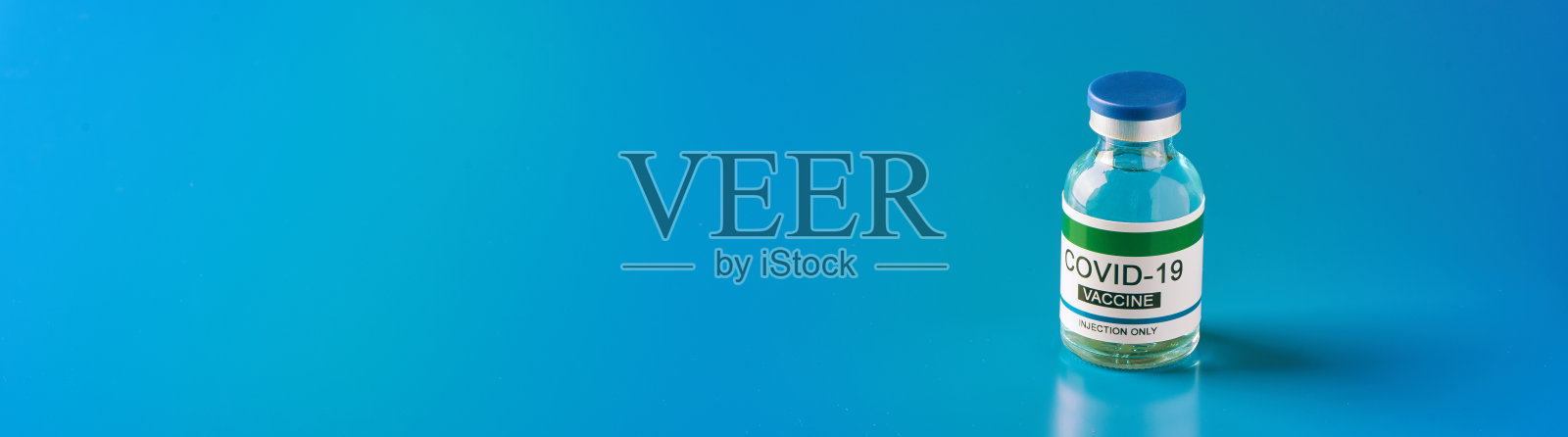 模拟COVID-19疫苗，网页横幅照片摄影图片